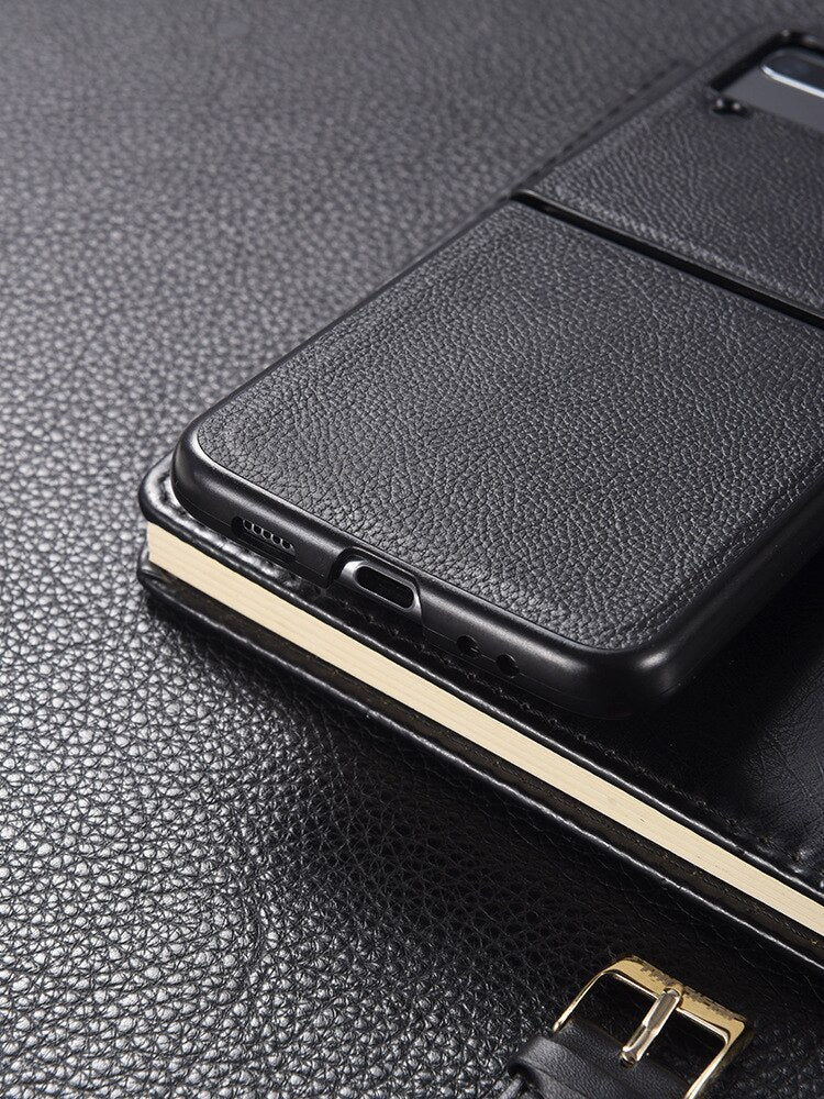 Litchi PU Leather Case For Samsung Z Flip - Premium Mobile Phone Cases from Dressmycell.com - Just $20.00! Shop now at Dressmycell.com Litchi PU Leather Case For Samsung Z Flip - Premium Mobile Phone Cases from Dressmycell.com - Just $20.00! Shop now at Dressmycell.com